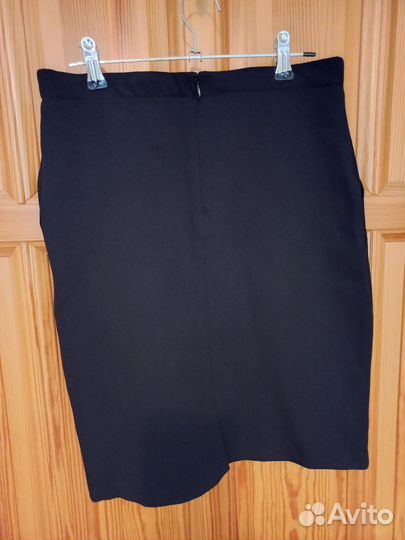 Юбка трикотажная с карманами