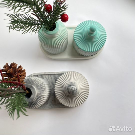 Набор из гипса, гипсовые фигуры, подарок, свеча