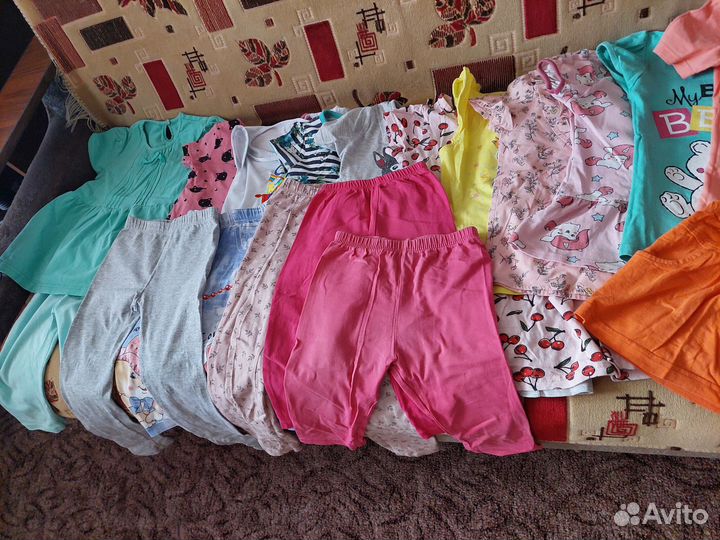 Детские вещи пакетом на девочку 110-116