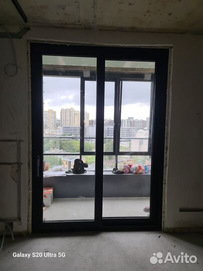 Дверь панорамная раздвижная