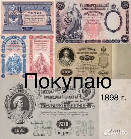 1 рубль 1898 г. Плеске