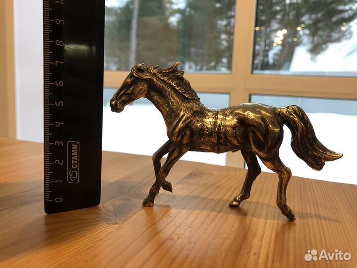 Фигурка статуэтка Лошадь. Жеребец. Бронза