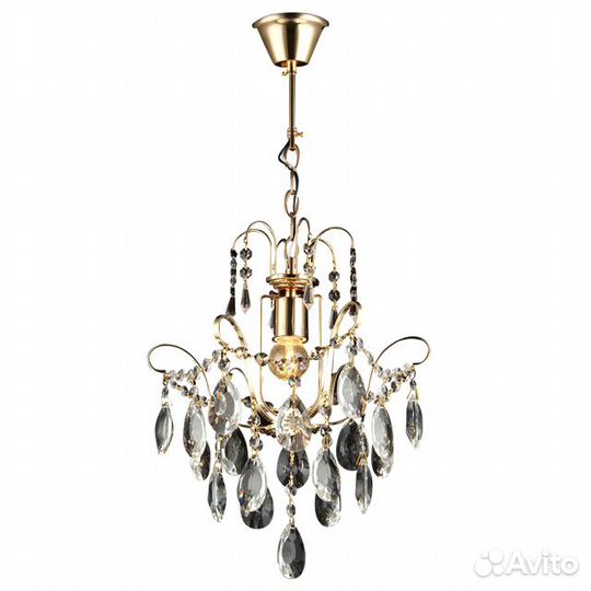 Светильник подвесной hiper Lidia 1х60Вт E27 золото