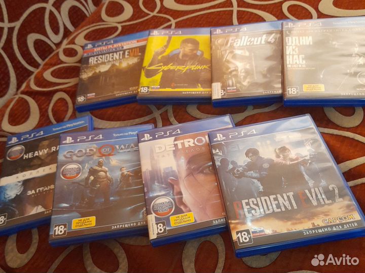 Диски игры ps4