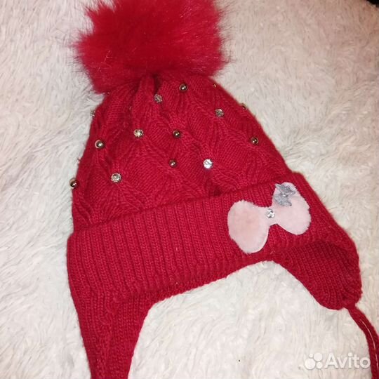 Шапка зимняя для девочки