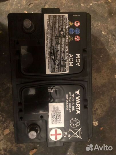 Аккумулятор Varta AGM 7PO 915 105