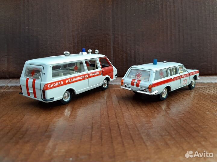 Модели авто СССР 1:43 Скорая помощь
