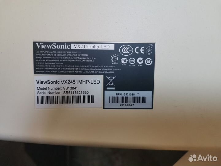 Монитор Viewsonic