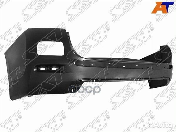 Бампер задний toyota highlander 10-13