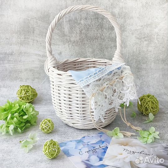 Корзина плетёная