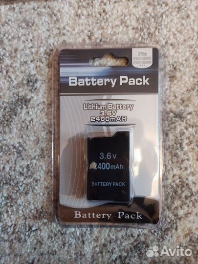 Аккумулятор PSP 2000/3000 моделей новое