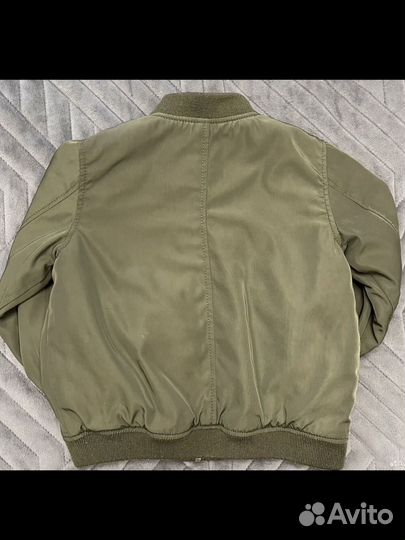 Бомбер для девочки zara 86-92 хаки