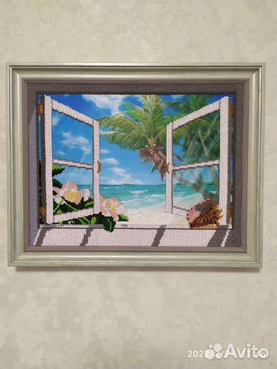 Картины, вышитые бисером