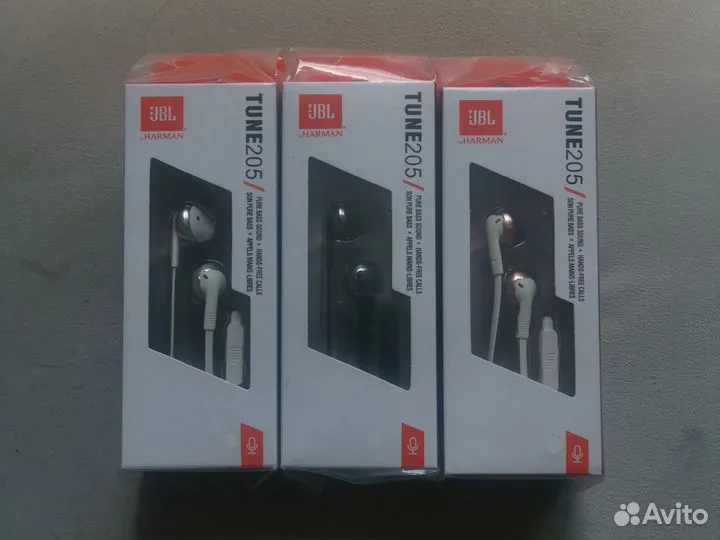 Наушники JBL tune205 (JBL T205)