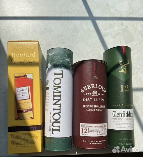 Тубы от виски