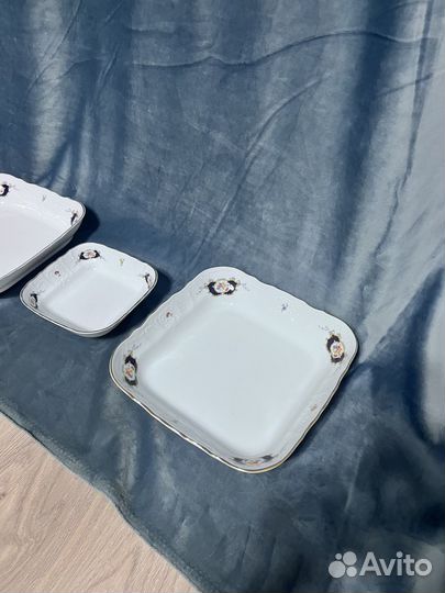 Салатники квадратные Bernadotte Синий Глаз