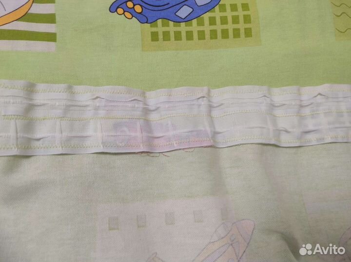 Детские шторы с машинками