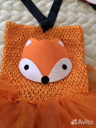 Новогодний костюм лисички 2-4 года