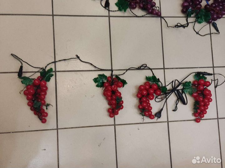 Декоративная гирлянда виноград