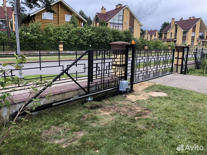 Ворота в стиле Лофт 4200х1500. Смета детально