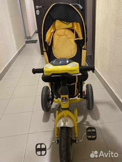 Трехколесный велосипед с родительской ручкой