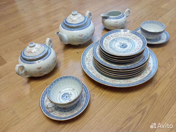 Чайный сервиз фарфор Китай времён СССР