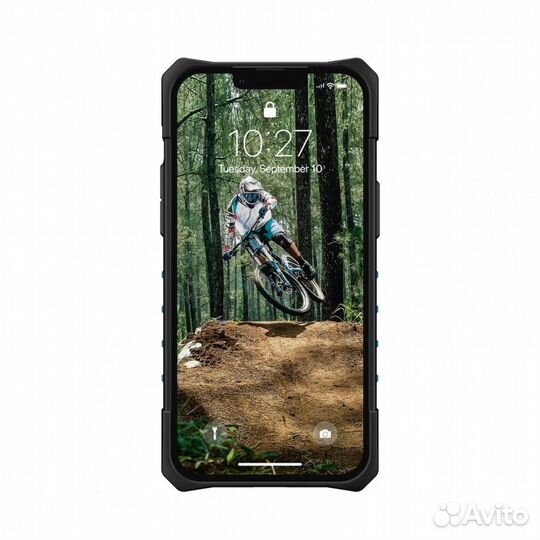 Чехол UAG Plasma iPhone 13 Pro Max синий царапины