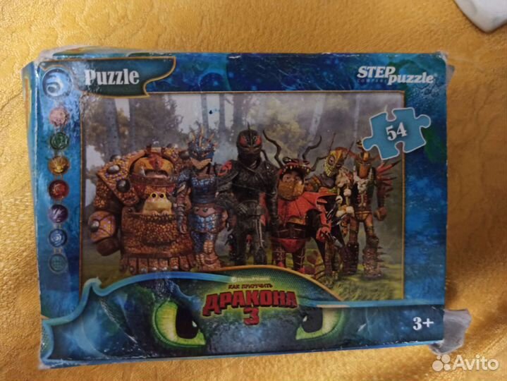 Пазлы 3-6 лет для мальчиков