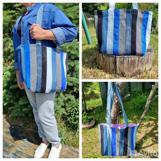 Продам джинсовый шопер