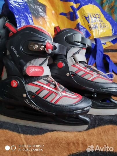 Коньки раздвижные 34-37