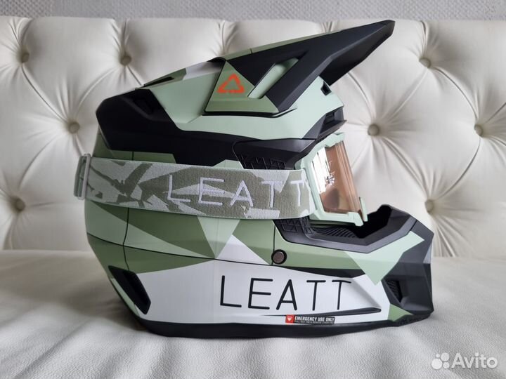 Кроссовый Шлем Leatt 7.5 Cactus Новый 2023 Green