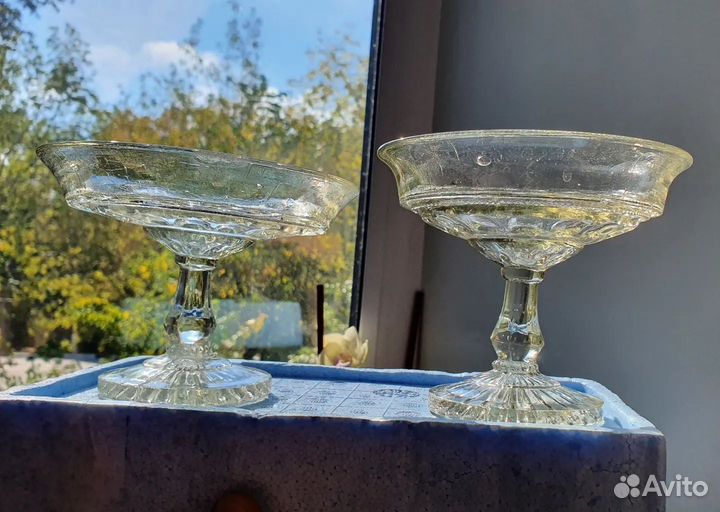 Ваза ножке креманка конфетница варенница