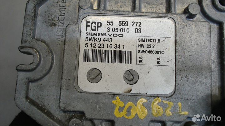 Блок управления двигателем Opel Astra H, 2006