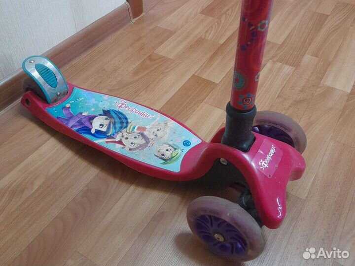 Самокат детский трехколесный бу