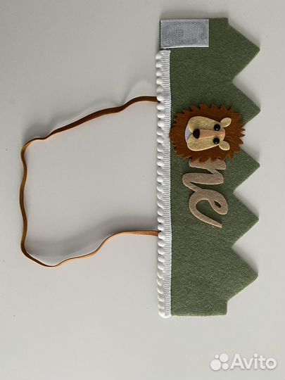 Колпак корона на 1 год в стиле сафари