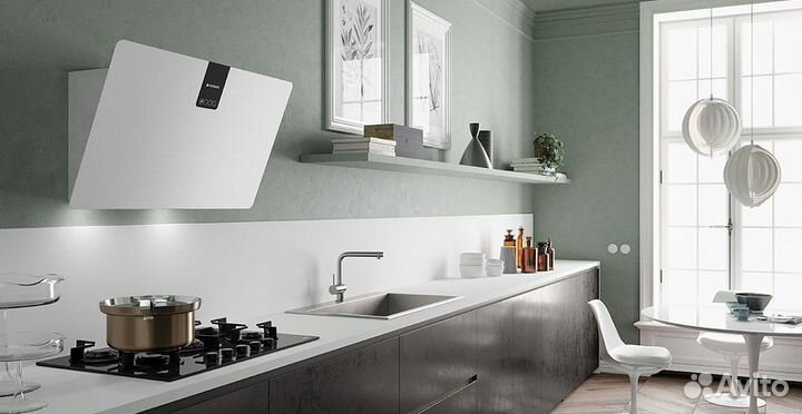 Вытяжка faber soft edge bianco KOS A80