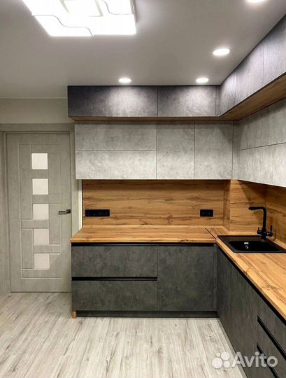 Кухонный гарнитур в современном стиле на заказ