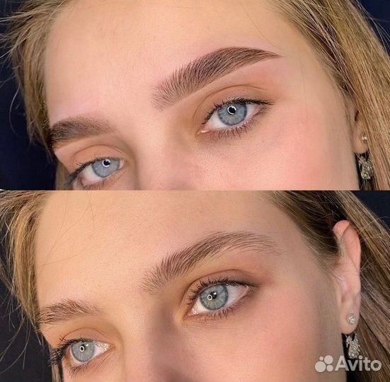 Брови, ресницы, макияж
