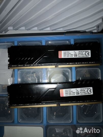Оперативная память ddr4 hyperx fury 16gb(2*8)