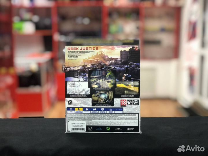 Диск PS4 Sniper Ghost Warrior Contracts CE (Новый)