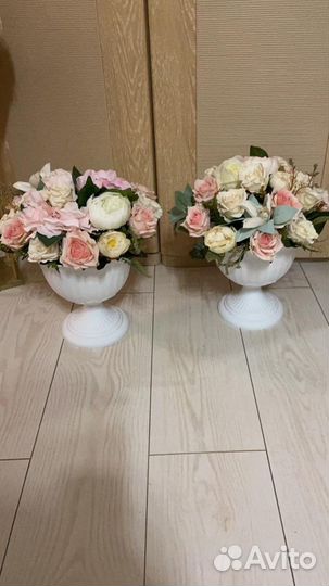 Цветы декор на свадьбу