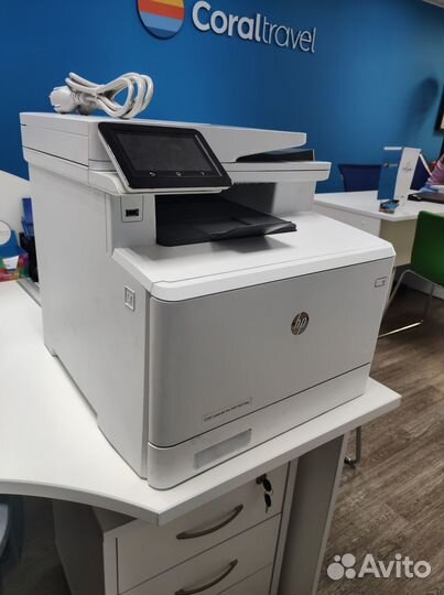 Мфу HP Color Laserjet pro MFP M 377dw цветной