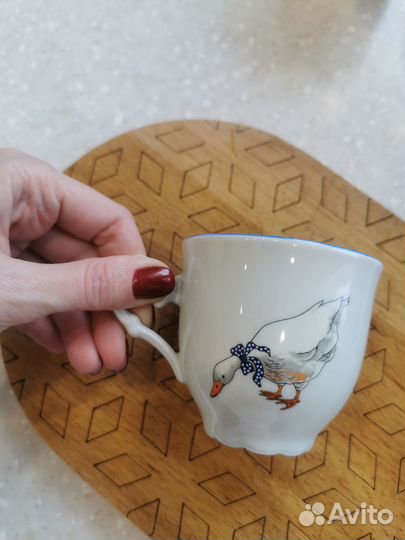 Чешский фарфор Гуси