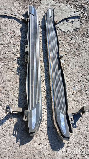 Подножки пороги Toyota highlander xu40