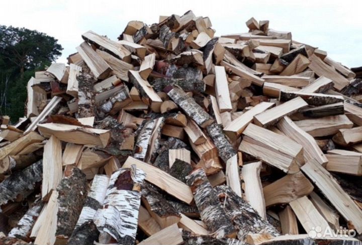 Сухие березовые дрова