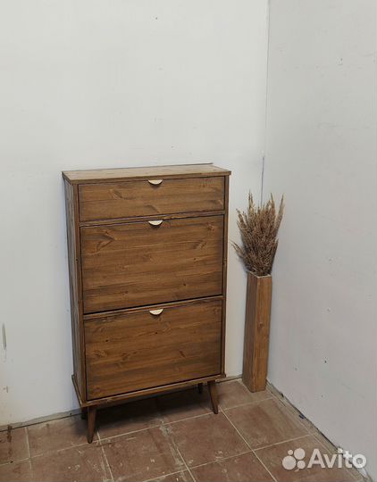 Обувница в прихожую с выдвижным ящиком