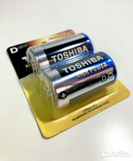Батарейки thoshiba lr20(D)