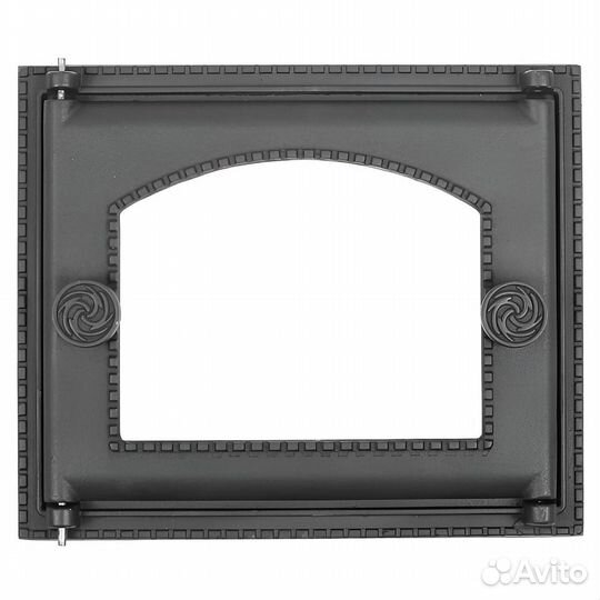 Дверь для Печи дт-6ас (Р) топочная крашенная, Без