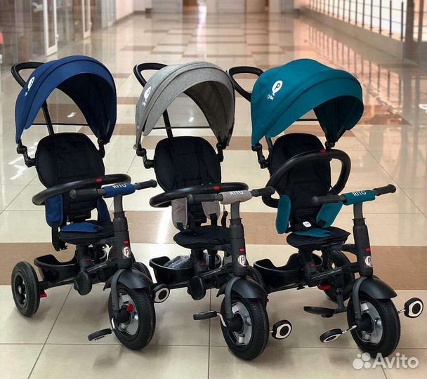 Коляска велосипед складной,новое поступление