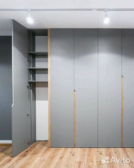 Шкаф распашной из мдф на заказ Есть салон